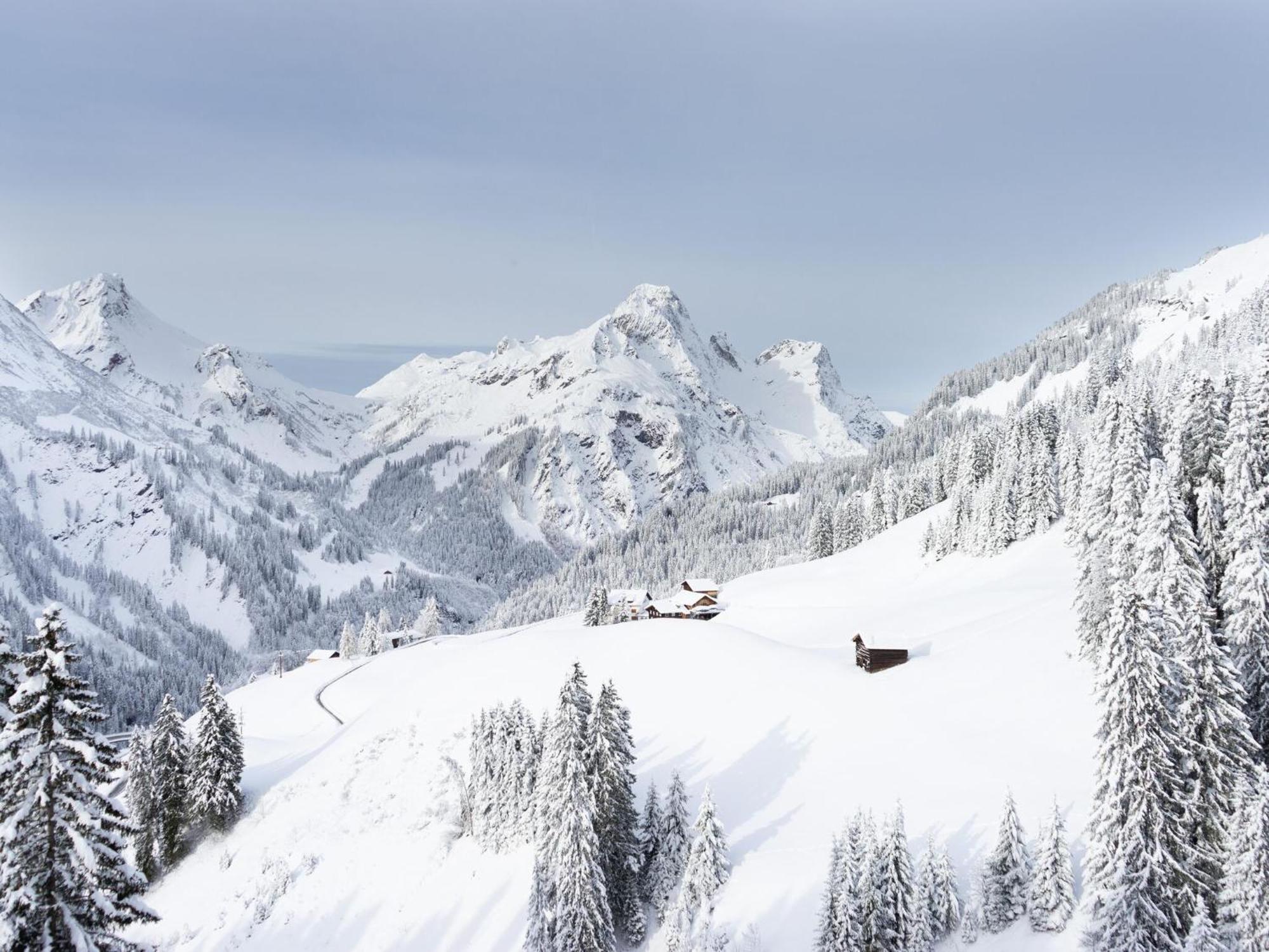 Apartment In Schroecken Near Ski Area Exterior foto